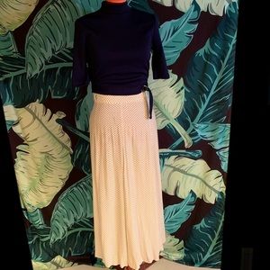 Nautical micro print skirt